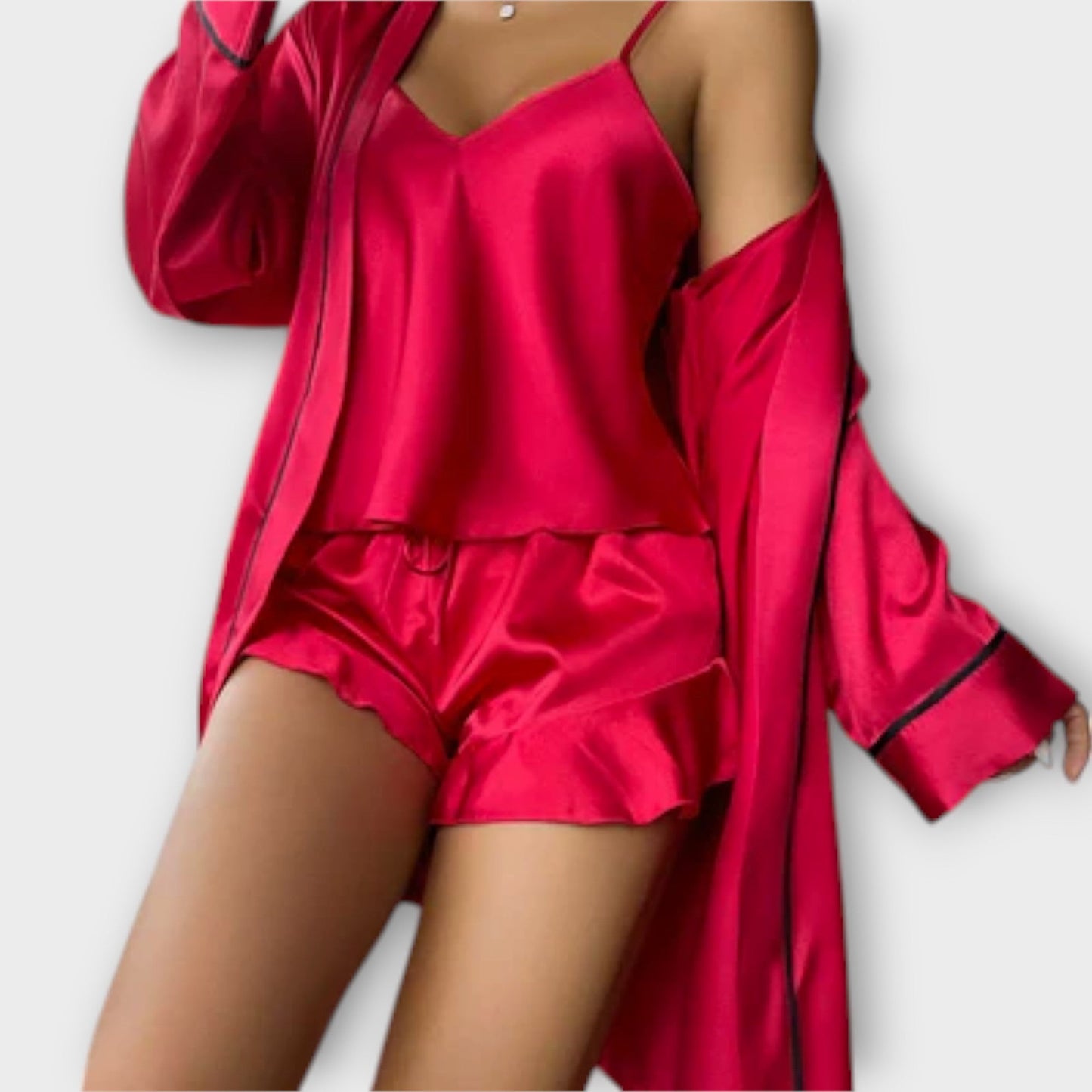 Félicité: cómodo conjunto de pijama de tres piezas